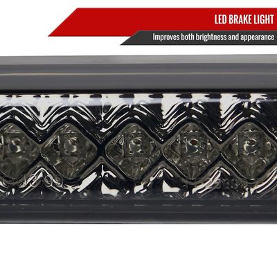 1993-2016 Ford F-250/350/450/550/Ranger LED 3rd Brake Tail Light Chrome/Smoke