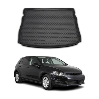 2015-2021 VW Golf MK7 Cargo Liner Trunk Mat All Weather Black