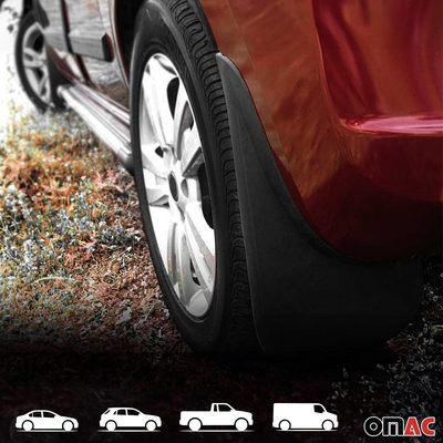 2011-2014 Nissan Juke Mud Guards Splash Mud Flaps Black 4 Pcs