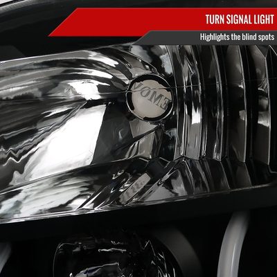 2007-2014 GMC Yukon/Yukon XL 1500/2500 LED U-Bar Projector Headlights Black