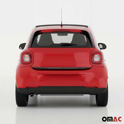 2016-2017 Smart ForTwo Rear Trunk Molding Trim Stainless Steel Dark 1Pc
