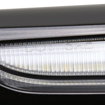 2018-2021 Subaru Impreza WRX STI LED Signal Fog Light Bezels Glossy Black