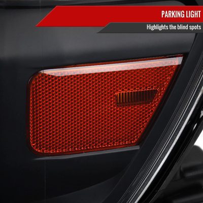 2019-2024 Dodge RAM 1500 Factory Headlights Amber Reflectors Matt Black