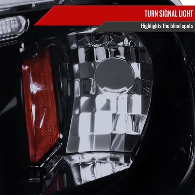 1997-2004 Ford F-150 / 1997-2002 Expedition Dual Halo Projector Headlights Smoke