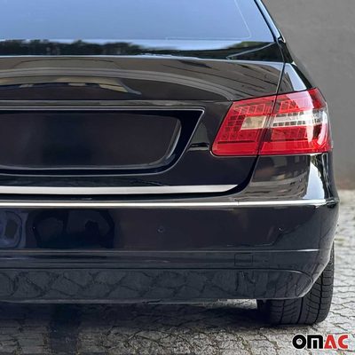 2010-2016 Mercedes E Class W212 Sedan Rear Trunk Molding Trim Stainless Steel