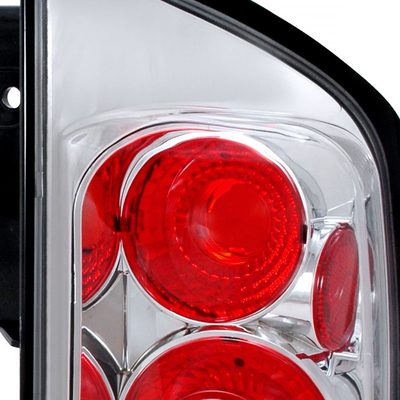 2005-2015 Nissan Armada Tail Lights Chrome Housing/Clear Lens
