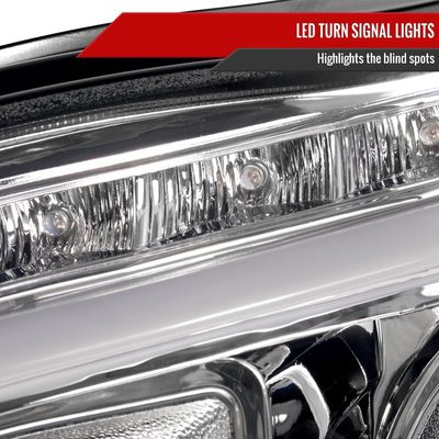 1998-2006 Mercedes Benz W220 S Class LED Headlights LED Signal Lights Chrome