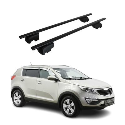 2011-2016 Kia Sportage Roof Rack Cross Bars Black