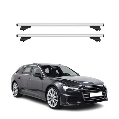 2019-2024 Audi A6 Avant Roof Rack Cross Bars Silver
