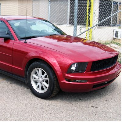 2005-2009 Ford Mustang Factory Style Bumper Lights Matte Black/Clear Lens