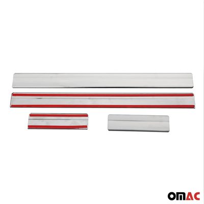 2013-2018 Toyota RAV4 Door Sill Scuff Plate Scratch Protector Stainless Steel 4x