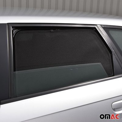 2006-2013 Audi A3 / A3 Quattro Side Rear Window Curtain Mesh Black 2Pcs