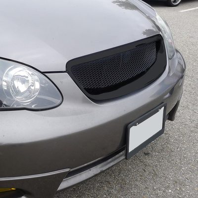 2003-2008 Toyota Corolla Black ABS Mesh Grille