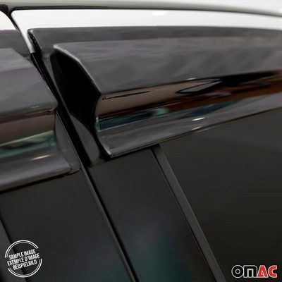 2015-2026 Ford Transit Window Visor Vent Rain Deflector 2Pcs Smoke