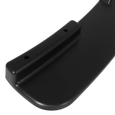 Universal Matte Black Polypropylene Front Bumper Lip Spoiler Splitters