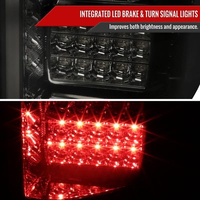 2018-2020 Ford F-150 LED Tail Lights Chrome Housing/Smoke Lens