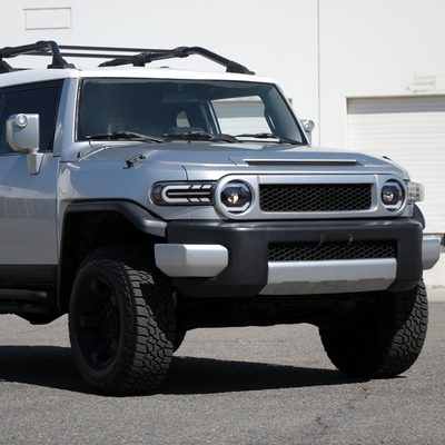 2007-2014 Toyota FJ Cruiser Signal Animated LED Bar Projector Headlights Black