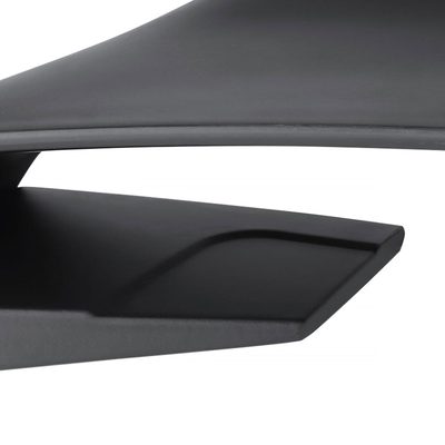 2015-2022 Ford Mustang Matte Black ABS GT350R Style 3PC Rear Spoiler Wing
