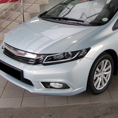 2012 Honda Civic Sedan H11 Fog Lights Kit Chrome Housing/Clear Lens