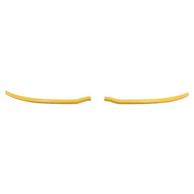2015-2019 Dodge Charger SRT Glossy Yellow ABS 2PC Front Bumper Lip Splitters