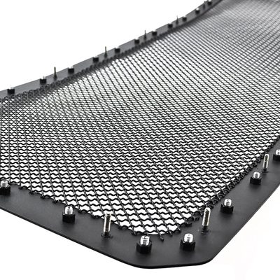 2011-2016 Ford F-250/350/450/550 Rivet Black Steel Mesh Grille Center Insert