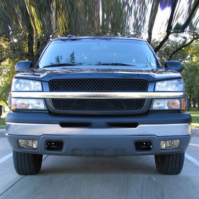 2002-2007 Chevy Silverado/Avalanche H10 Fog Lights Chrome Housing/Clear Lens