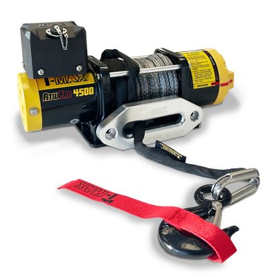Winch T-max EW-4500 Lbs 12V (Cuerda Sintética)