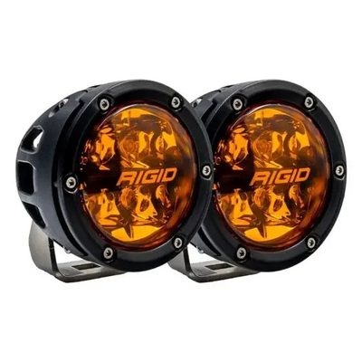 Faros Redondo Rigid 360 Series 4" Spot Con Amber PRO Lens (Par)