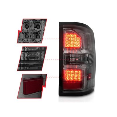 Anzo Smoked Black LED Tail Lights 311398