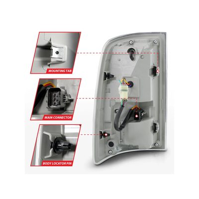 Anzo Black LED Tail Lights 311471