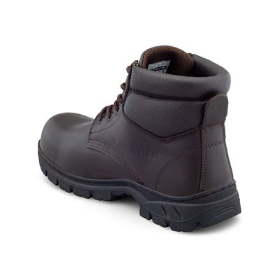 Bota 20 Flor entera Café Suela Tropa Hule