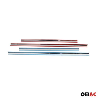 1997-2005 Mercedes M ML Class W163 Window Molding Trim Streamer S. Steel 4x