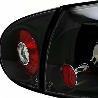 2006-2009 VW Golf GTI Mk5/Rabbit/R32 Tail Lights Matte Black/Clear Lens