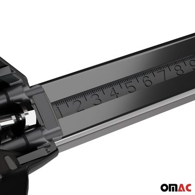 Top Roof Racks Cross Bars fits Acura RDX III 2019-2026 2Pcs Black Steel