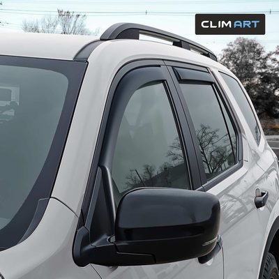 Clim Art Wind Deflectors for Honda Pilot 2023-2026 In-channel Dark Smoke 4Pcs
