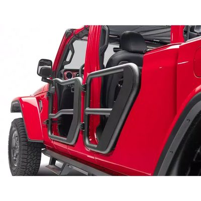 Puertas Tubulares Delanteras Fortis c/Espejos Rugged Ridge para Wrangler JL / Gladiator 18-24 2D/4D