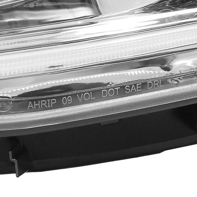 2011-2018 VW Jetta MK6 LED Bar Projector Headlights Chrome/Clear Lens