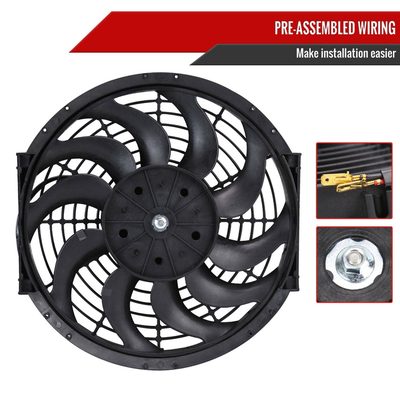 Universal 12 Inch 12V/80W Radiator Cooling Fan Kit