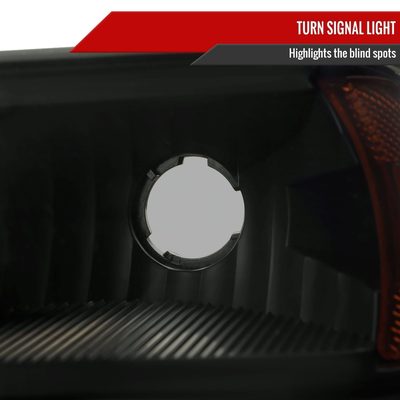 2004-2012 Chevy Colorado/Canyon/ I-Series Headlights&Corner Lights Matte Black