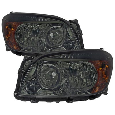 2006-2008 Toyota RAV4 Factory Style Headlights Chrome Housing/Smoke Lens