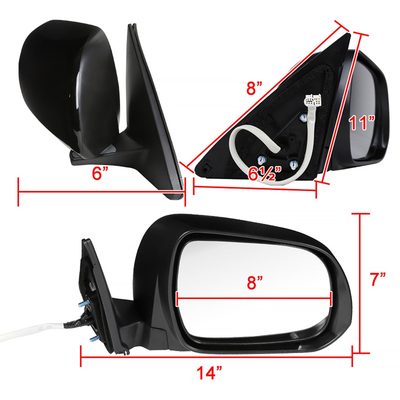 2008-2013 Toyota Highlander 7Pin Heated Side Mirror LED Puddle Light Passenger