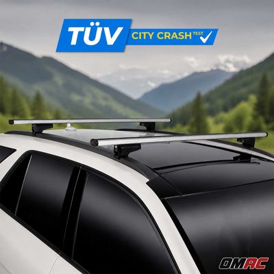 G3 Roof Racks for BMW X3 2011-2017 Aluminium Lockable 165Lbs Gray
