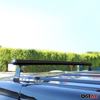 2013-2021 Nissan NV200 Roof Rack Cross Bars Luggage Carrier Aluminium Black 2 Pcs
