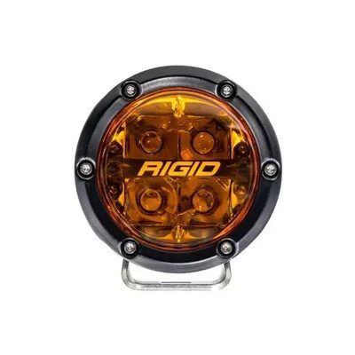 Faros Redondo Rigid 360 Series 4" Spot Con Amber PRO Lens (Par)