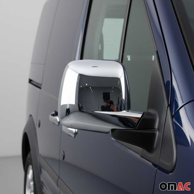2010-2013 Ford Transit Connect Mirror Cover Caps & Door Handle Chrome Set
