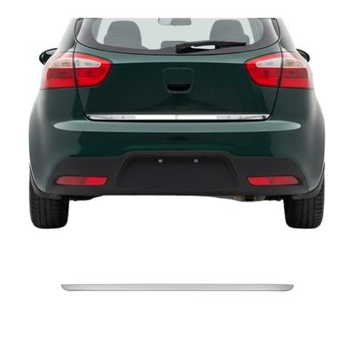2012-2015 Kia Rio Rear Trunk Molding Trim Stainless Steel Silver
