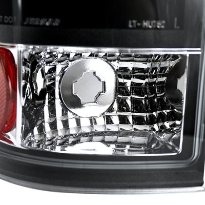 2008-2016 Ford F-250/350/450/550 Super Duty LED Tail Lights Matt Black/Clear