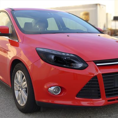 2012-2014 Ford Focus Projector Headlights LED Light &Turn Signal Lights Black