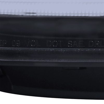 2011-2018 VW Jetta MK6 LED Bar Projector Headlights Glossy Black/Smoke Lens