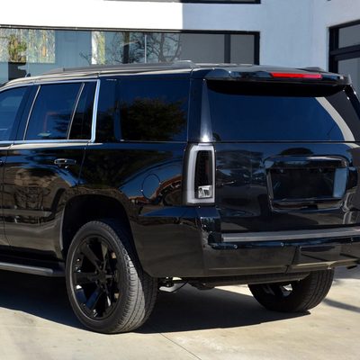 2015-2020 Chevy Tahoe/Suburban LS LT LTZ LED Tail Lights Matt Black/Clear